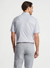 Peter Millar Daybreak Performance Jersey Polo White/Astral Blue