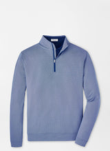 Peter Millar Birdseye Performance Quarter-Zip Sport Navy