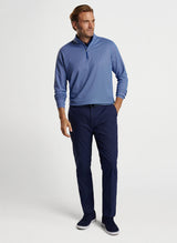 Peter Millar Perth Birdseye Performance Quarter-Zip Sport Navy