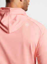 Peter Millar Pine Performance Hoodie Grapefruit