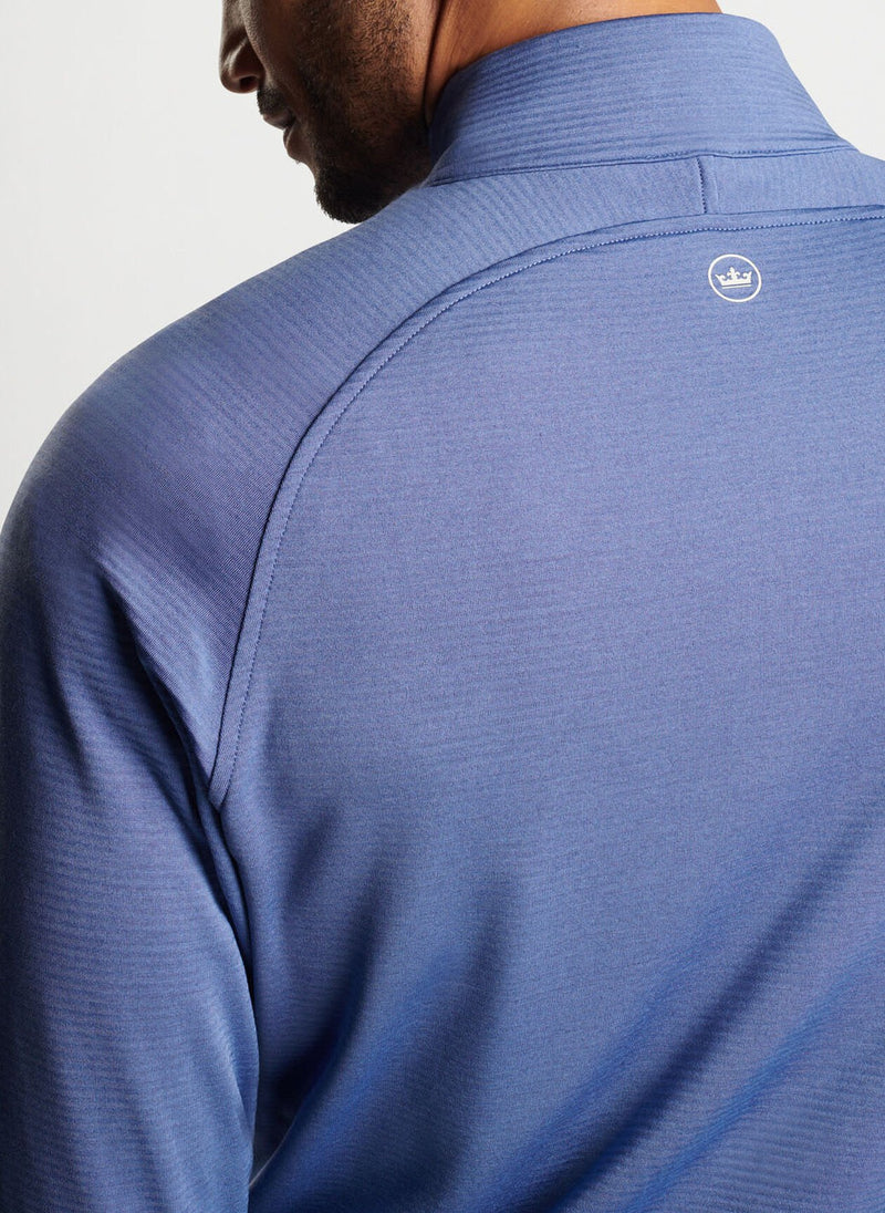 Peter Millar Beaumont Performance Quarter-Zip Astral Blue