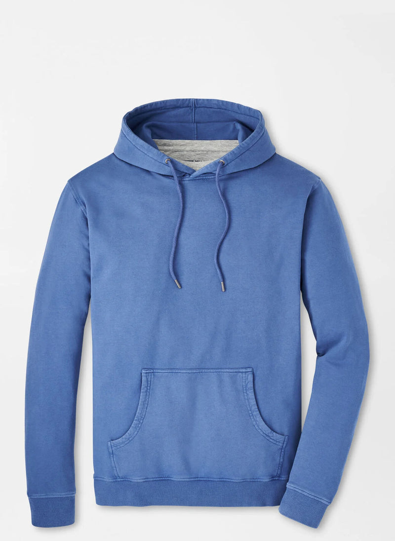 Peter Millar Lava Wash Hoodie Ocean Blue