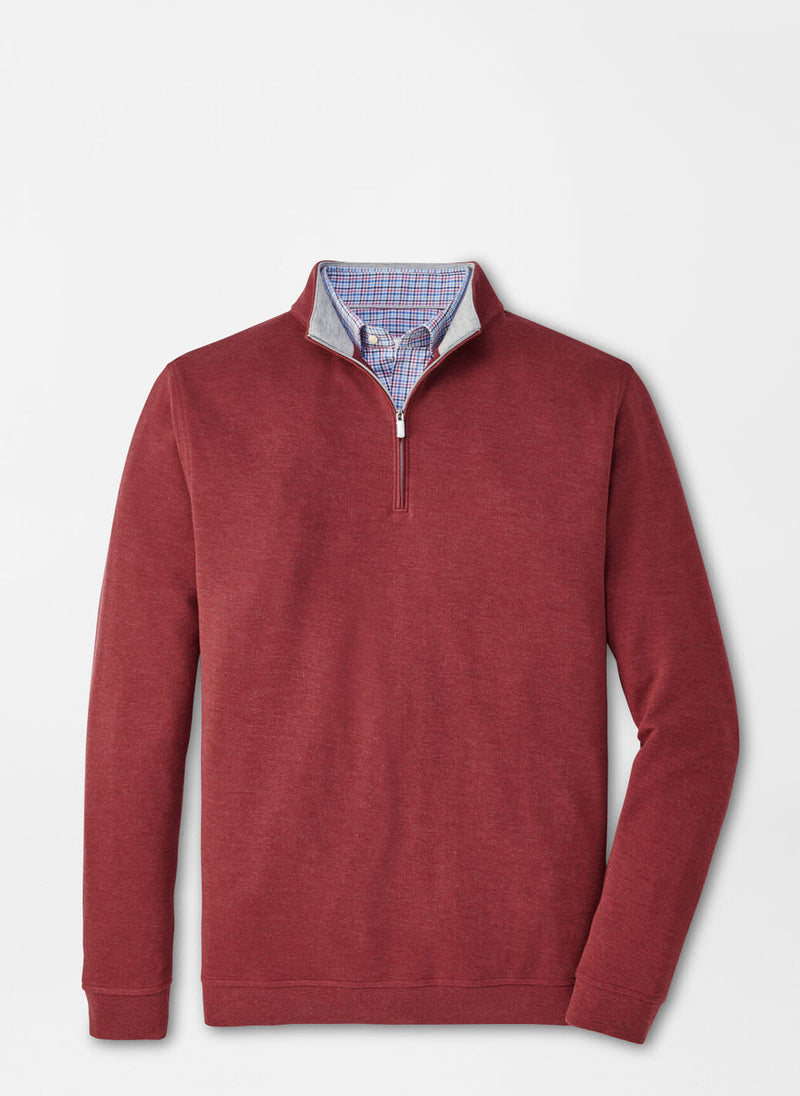 Peter Millar Crown Comfort Pullover Celosia Red