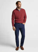 Peter Millar Crown Comfort Pullover Celosia Red