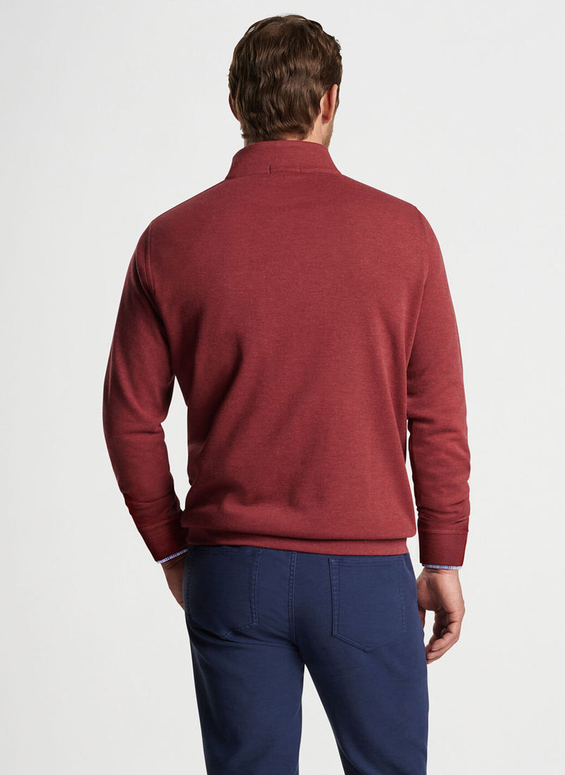 Peter Millar Crown Comfort Pullover Celosia Red