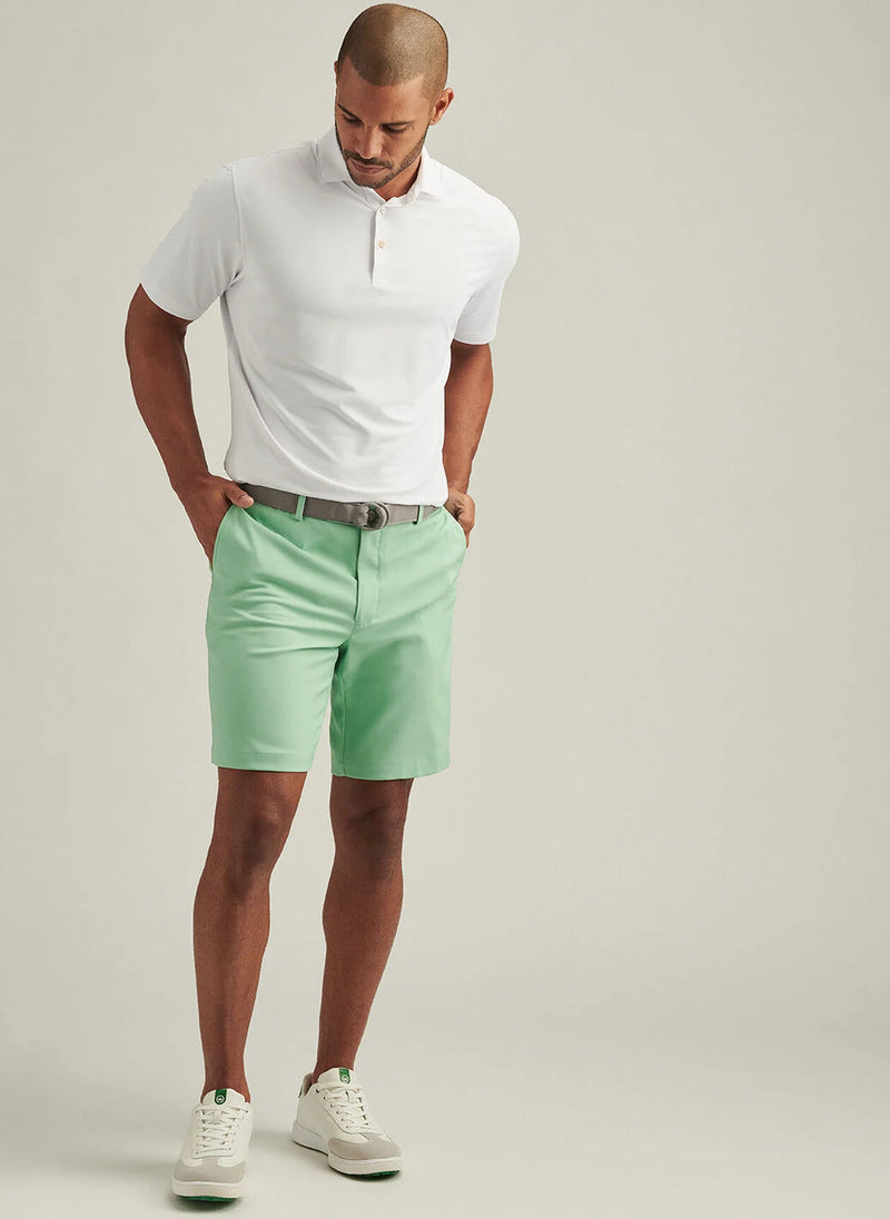 Peter Millar Salem High Drape Performance Short in Pear Tart