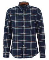 Barbour Ronan Tailored Check Shirt in Inky Blue