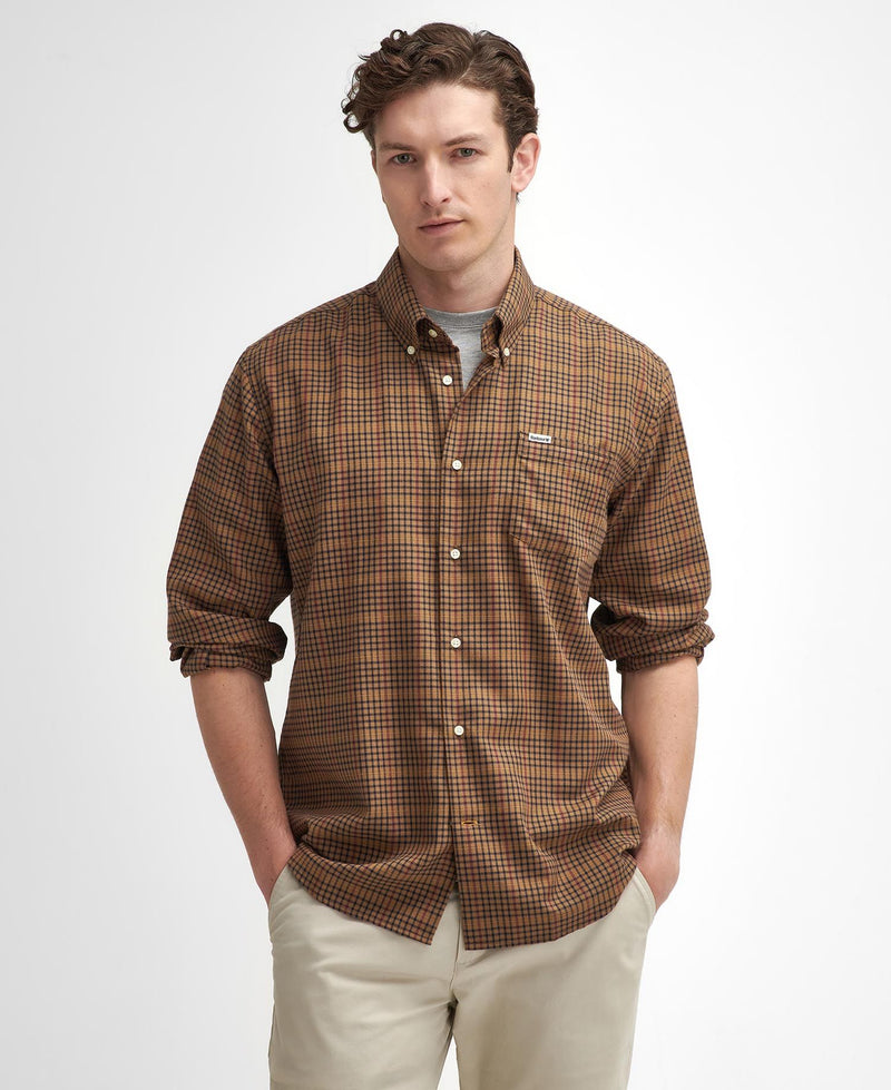 Barbour Henderson Thermo Weave Shirt Stone