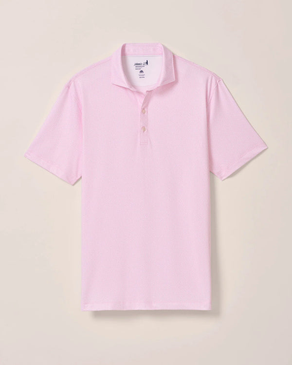 Johnnie-O Performance Jersey Polo - Island Times Porto Pink