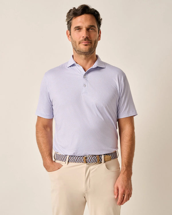 Johnnie-O Performance Jersey Polo - Wesson Vino