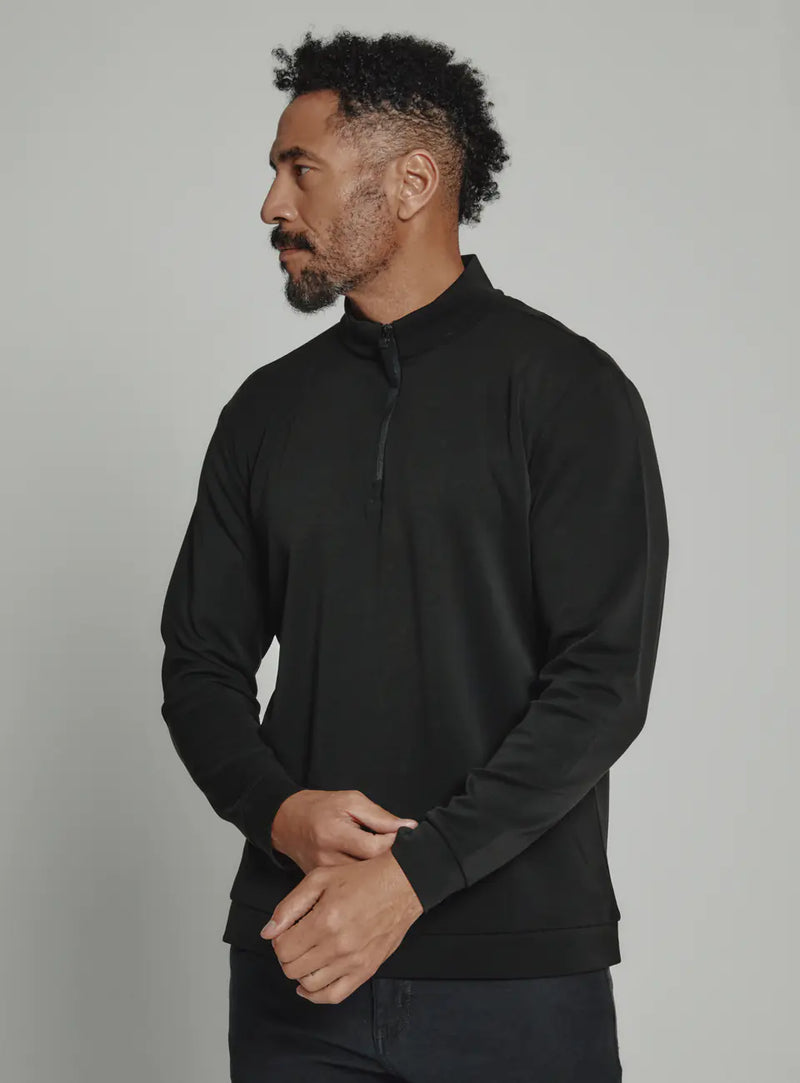 7Diamonds REV™ Quarter-Zip in Black