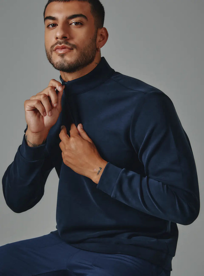 7Diamonds REV™ Quarter-Zip in Navy