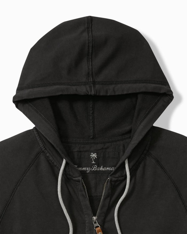 Tommy Bahama Ben & Terry Full-Zip Sweatshirt Coal