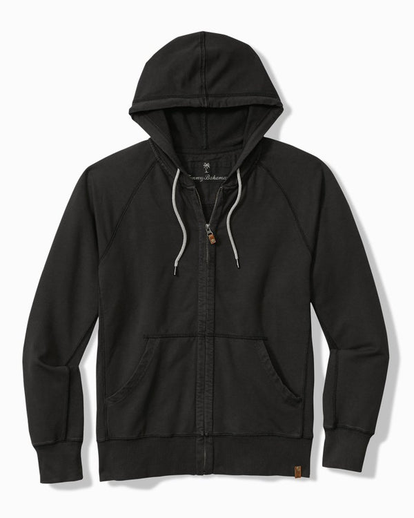 Tommy Bahama Ben & Terry Full-Zip Sweatshirt Coal