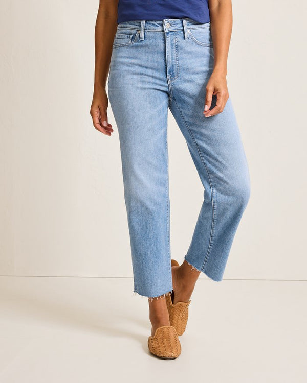 Tommy Bahama High-Rise Cropped Straight Leg Jeans Amalfi Coast