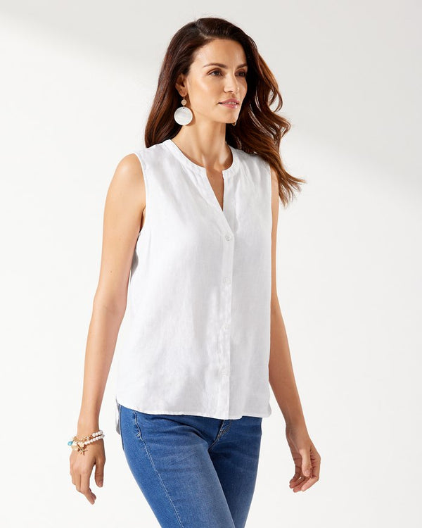 Tommy Bahama Coastalina Sleeveless Top White