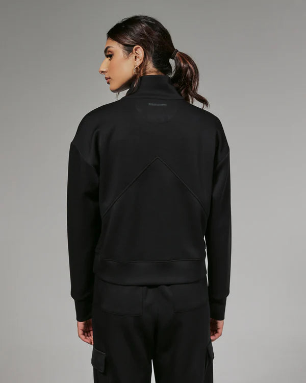 7Diamonds REV™ Crop Quarter-Zip Onyx