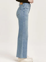 Dear John Fiona Super High Rise Wide Leg Jeans Artic Denim