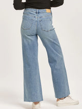 Dear John Fiona Super High Rise Wide Leg Jeans Artic Denim