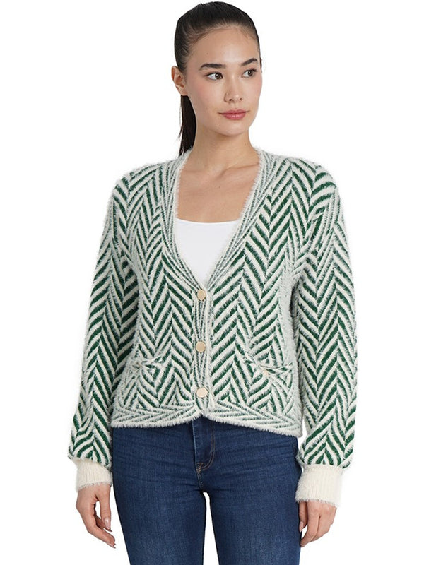 Love Token Maxine Cardigan Green