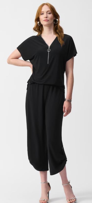 Joseph Ribkoff Black Jumpsuit Style 251044