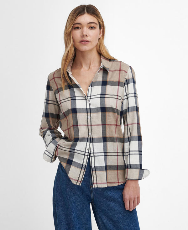 Barbour Bredon Regular Long-Sleeved Shirt Hessian Tartan