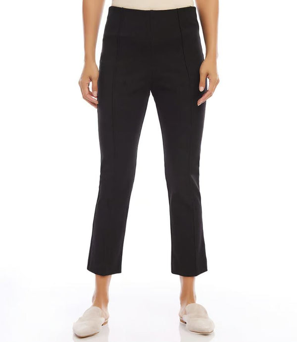 Karen Kane Cropped Pintuck Pants Black