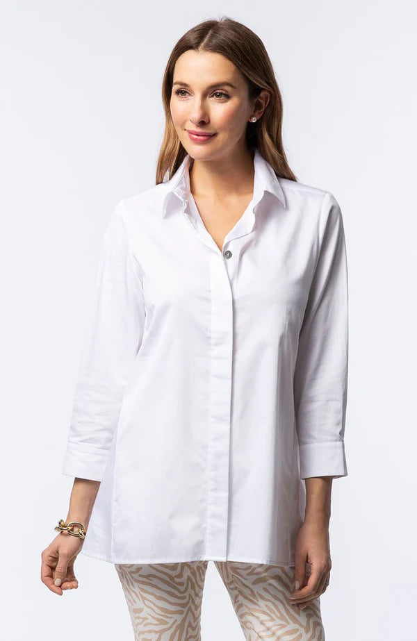 Tyler Boe Dora Linen Shirt White