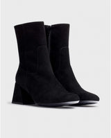 Wonders Mandy Boot Black Suede