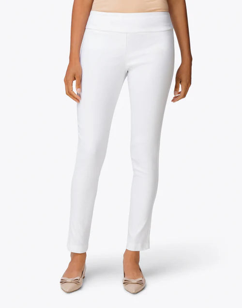 Elliott Lauren Classic Ankle Pant White