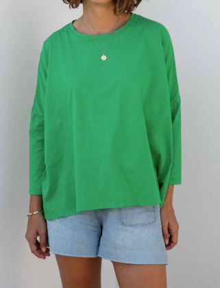 Mersea Catalina Slub Tee Kelly Green