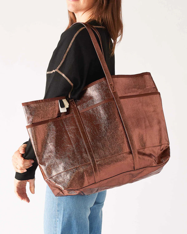 Mersea La Plage Tote Bag Bronze