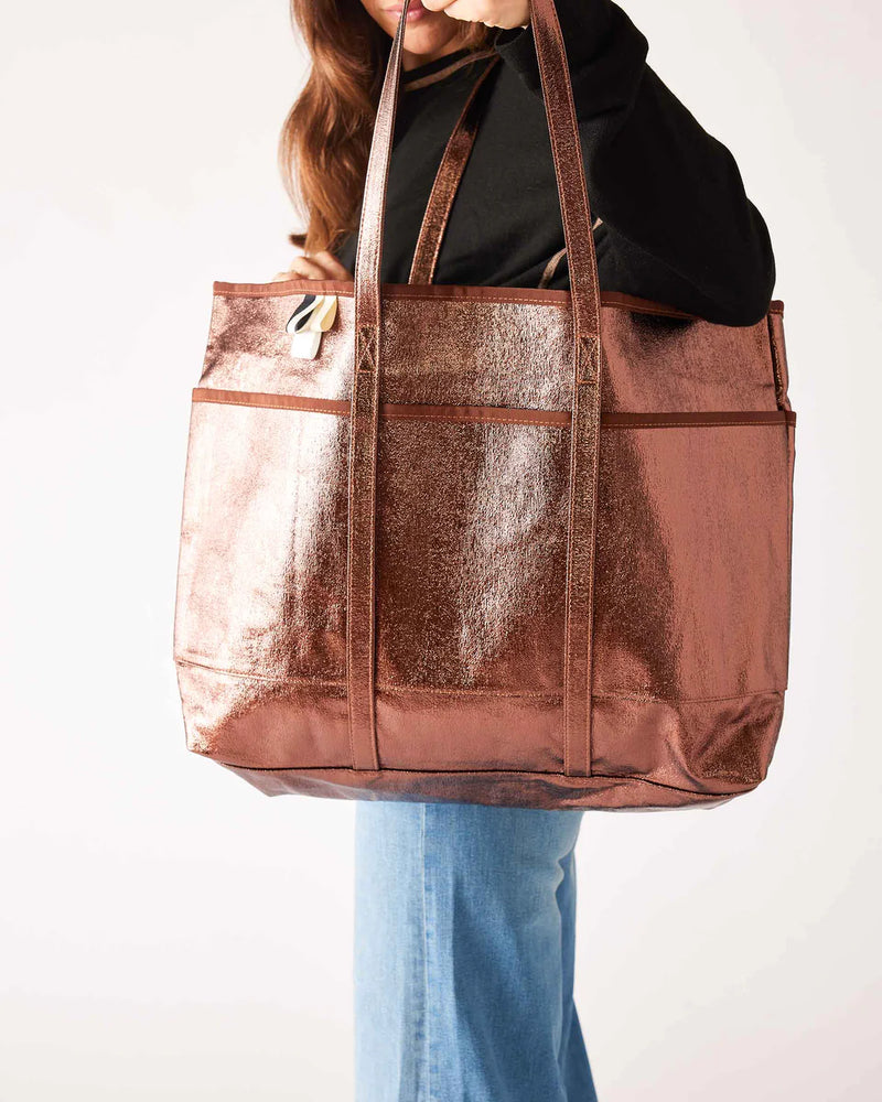 Mersea La Plage Tote Bag Bronze