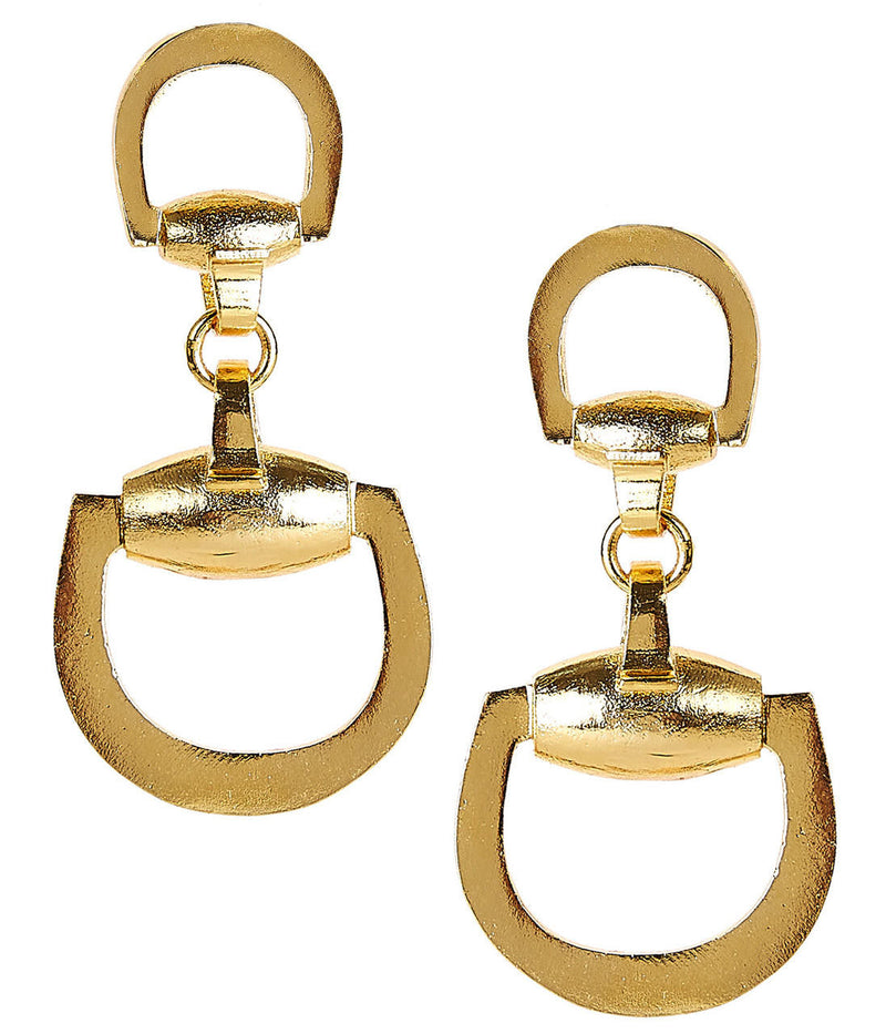 Lisi Lerch Horsebit - Gold Earrings