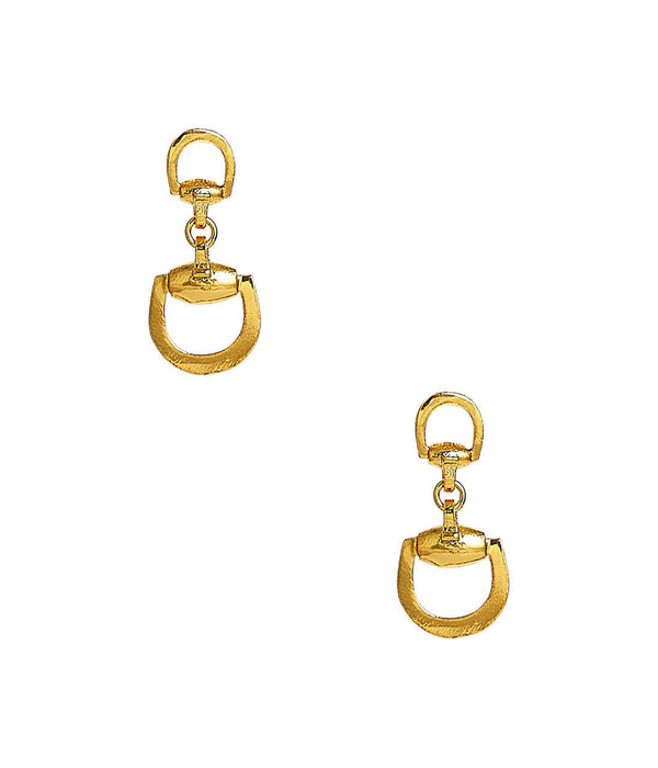 Lisi Lerch Mini Horsebit - Gold Earrings