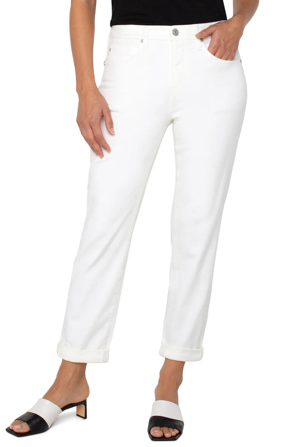 Liverpool The Keeper Boyfriend Jean Bright White