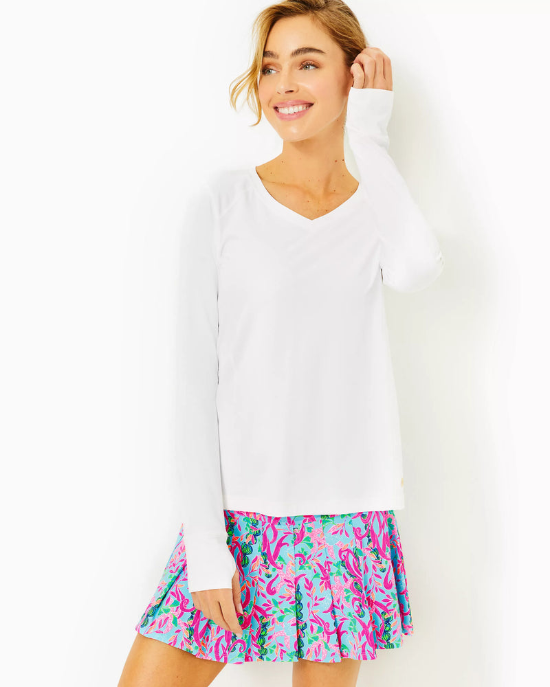 Lilly Pulitzer UPF 50+ Luxletic Renay Resort White