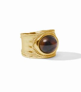 Julie Vos Madison Ring Tortoiseshell - 7