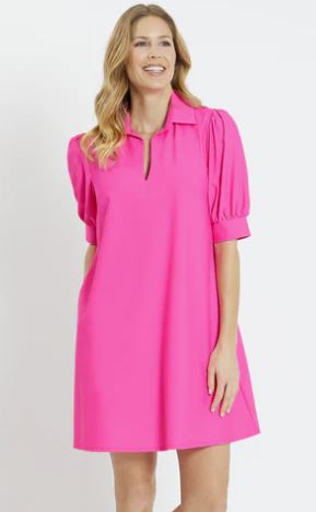 Jude Connally Emerson Dress Lightweight Jude Cloth Spring Pink