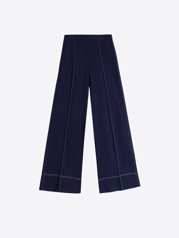 Vilagallo Trouser Bettina Punto Roma Azul Marino Pant