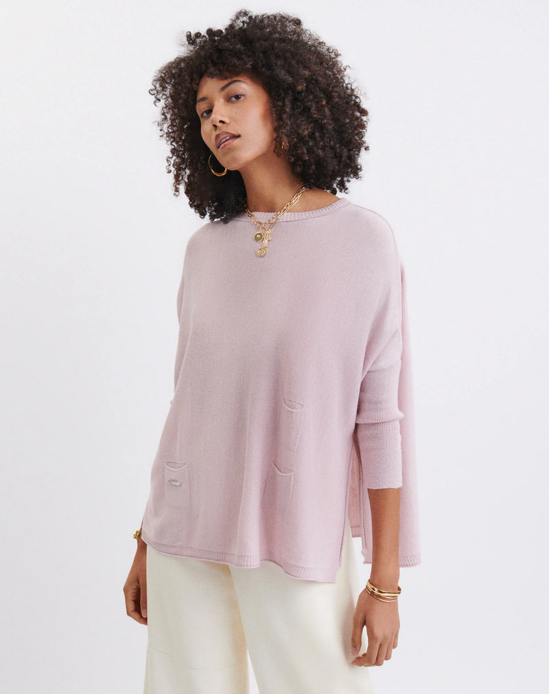 Mersea The Catalina Travel Sweater Light Pink