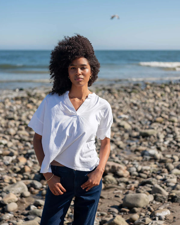 Mersea Amelia Short Sleeve Tee White