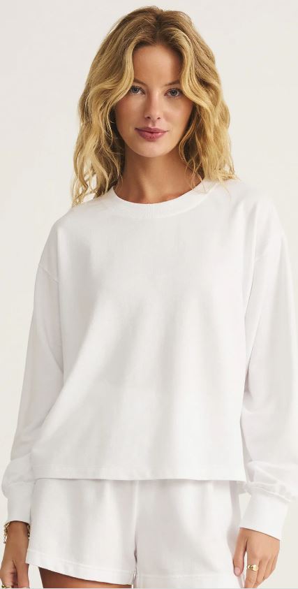 Z Supply Ellis Sweatshirt White