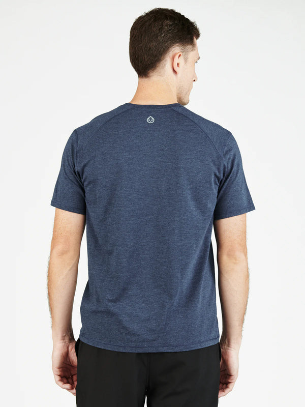 Tasc Carrollton Fitness V-Neck T-Shirt Classic Navy