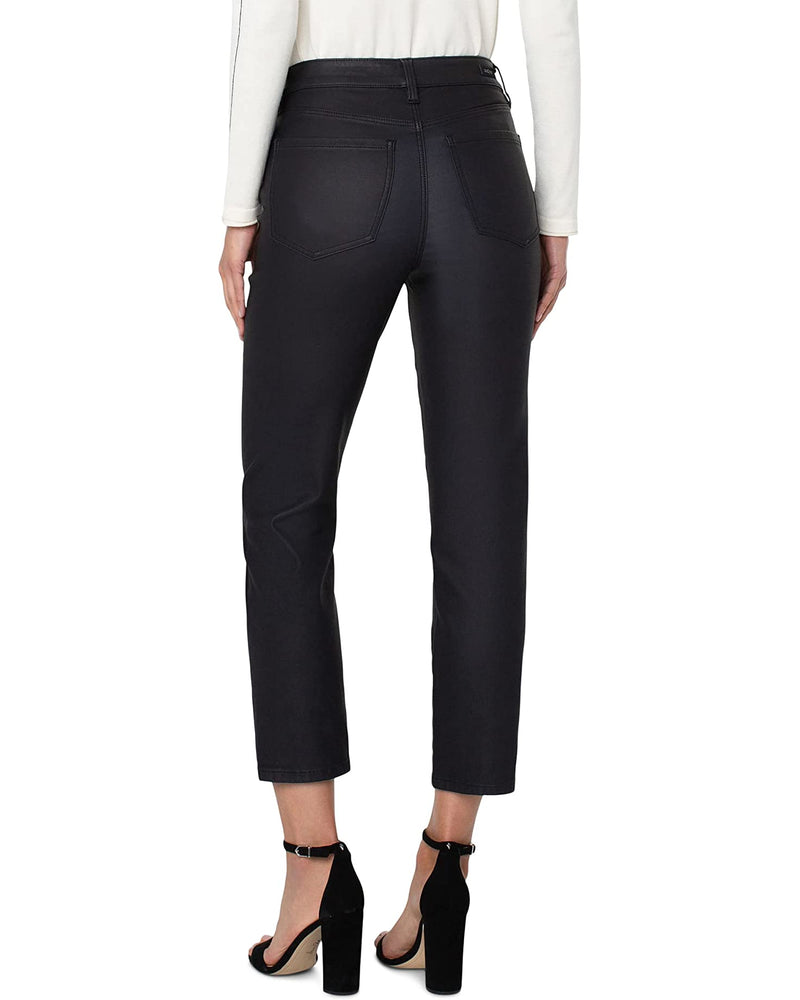 Liverpool Kennedy Hi-Rise Crop Straight 27" Jean Black