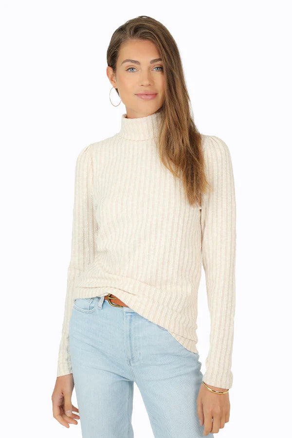 Dylan Sweater Knit Holden Turtleneck Natural