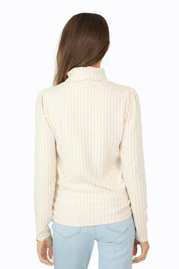 Dylan Sweater Knit Holden Turtleneck Natural