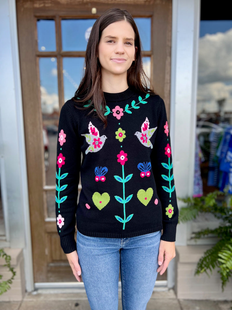 Tyler Boe Homespun Entarsia Back Button Sweater Multi – Dan's Southern Prep