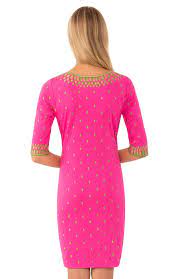 Gretchen Scott Rocket Girl Dress Pink/Kelly