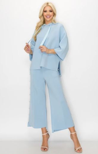 JOH Farrah Pearl Long Pant Sky Blue